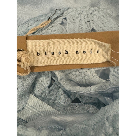 Blush Noir Women’s Blue Lace Maxi Dress Size M - Picture 6 of 8